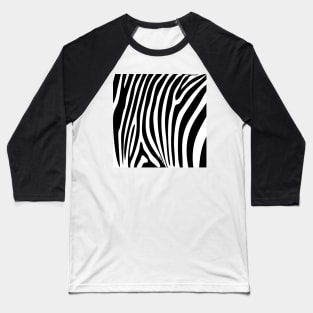 Zebra Pattern Baseball T-Shirt